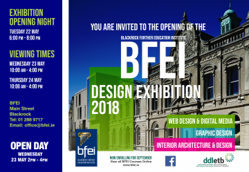 Invitation to End of Year Design Exhibition