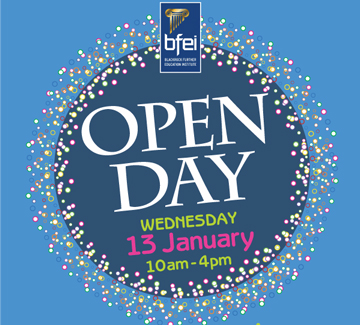 Open Day  at Blackrock Further Education Institute  